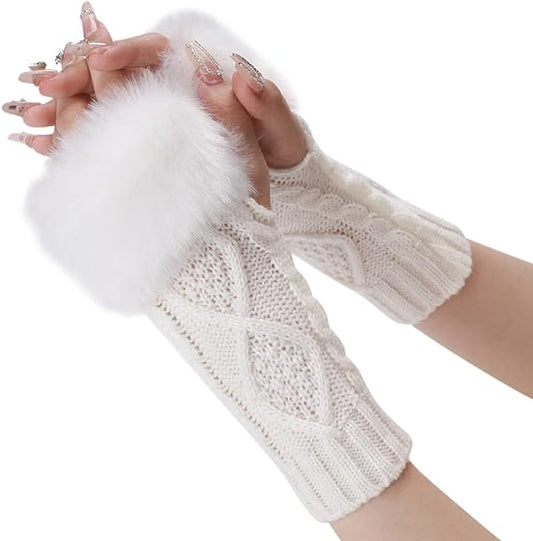 Fluffy Arm Sleeves -Winter Edition